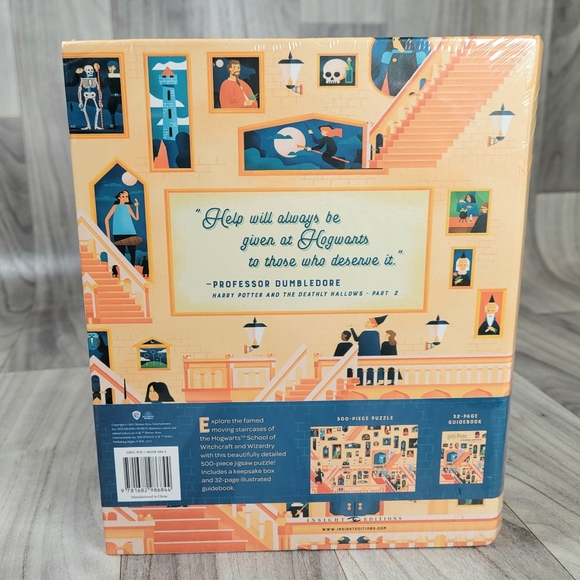 Harry Potter Exploring Hogwarts 500 Piece Puzzle in Keepsake Box & Guidebook NEW - Picture 2 of 5